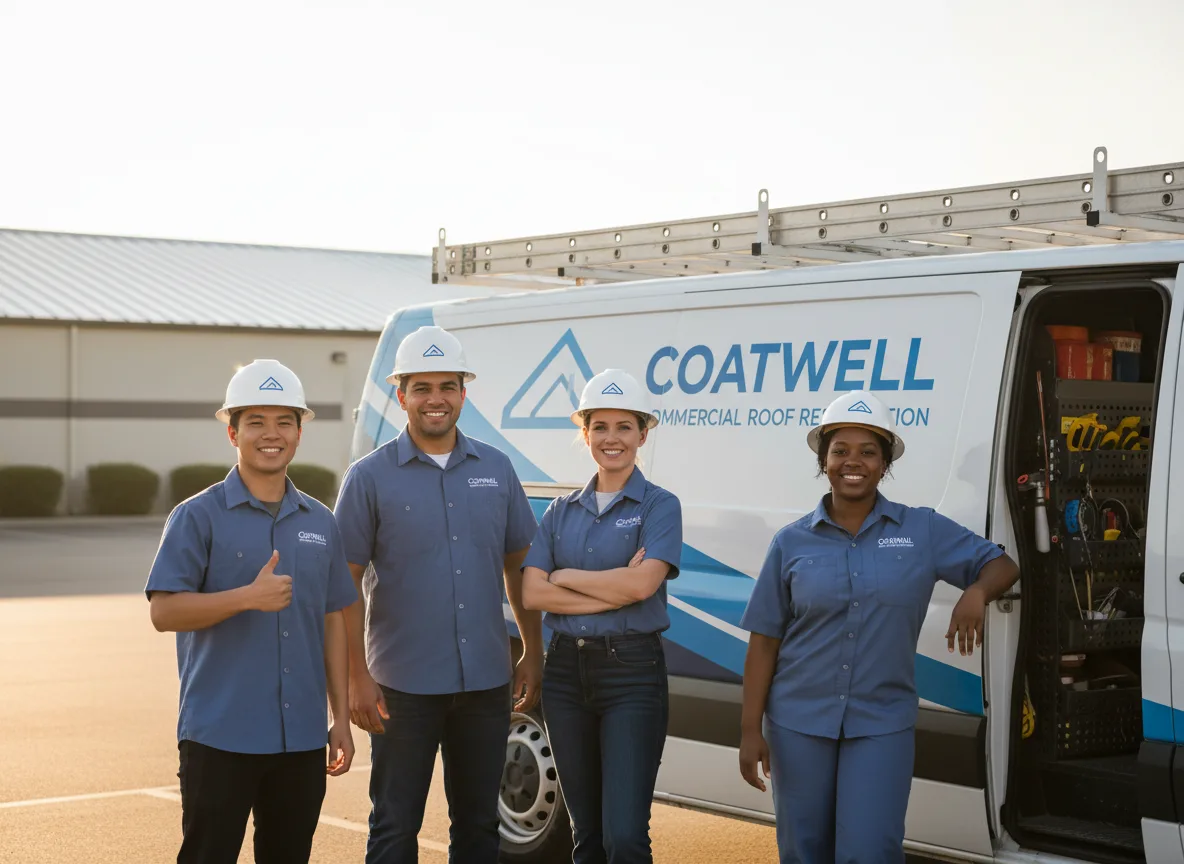 Commercial roof coating company in Sadorus, IL